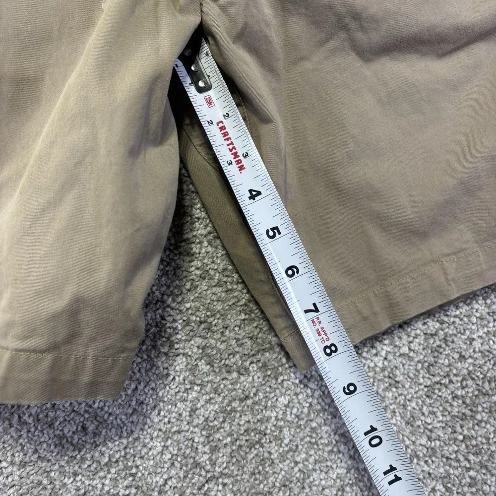 Tentree Mens 34 Beige Organic Cotton Stretch Chino Casual Summer Shorts 9 Inseam